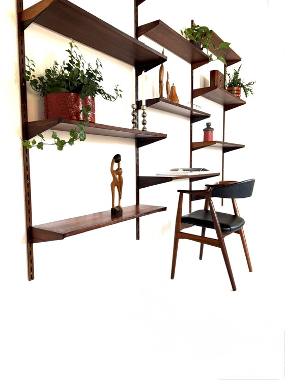 Image 1 of Vintage XL Modulair Wandsysteem, Kai Kristiansen ‘60