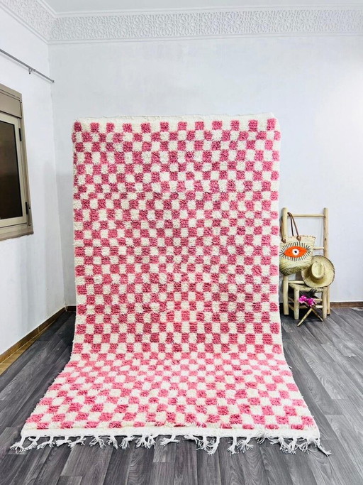 Handgeweven vloerkleed van natuurlijke wol, 2,4/1,6 m