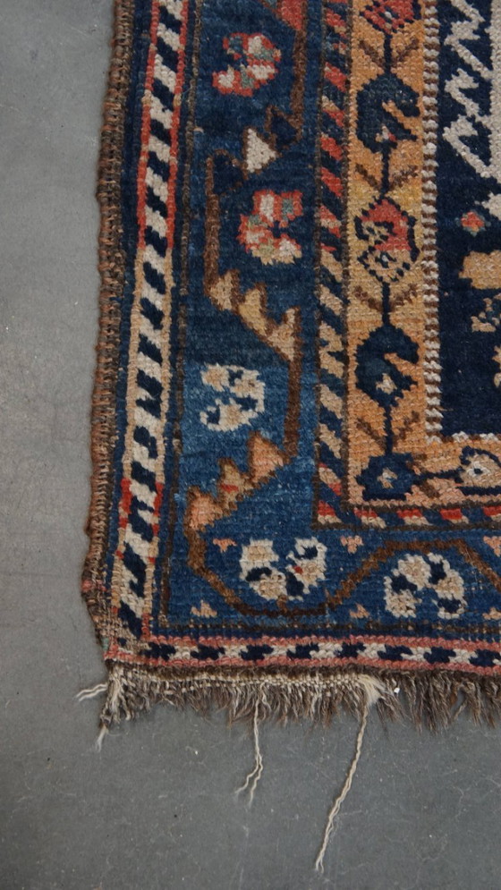 Image 1 of Alfombra oriental antigua anudada a mano 172x88cm