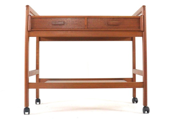 Image 1 of Danish trolley with two drawers 'Favrholt' vintage