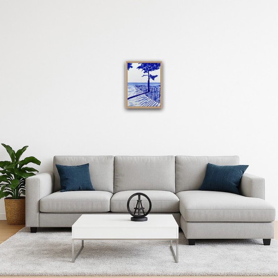 Image 1 of Acrilico su carta bianca Hahnemuhle 325 g. Dimensioni 40x30 cm.