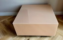 HKliving Mirror Block Table Cream/Nude (60x60x35)