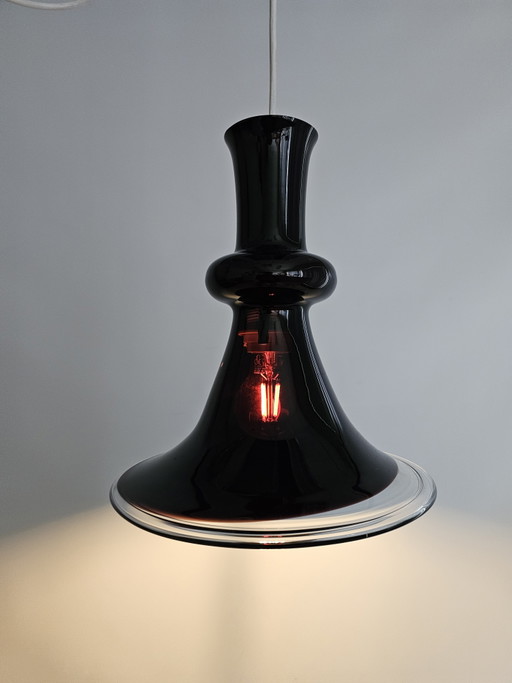 Lampada a sospensione in vetro dal design danese Holmegaard Michael Bang 