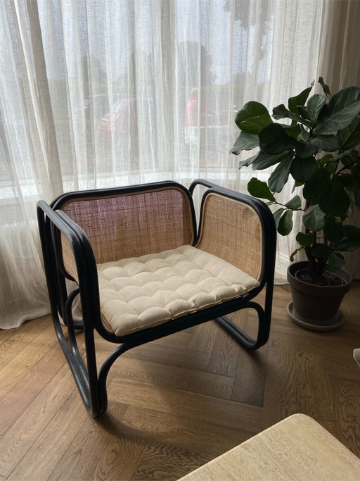 Sillón de bambú natural (ratán)