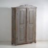 Rustic Painted Wooden Wardrobe, Central Europe, circa 1900–1920 (photo 6 of 40)