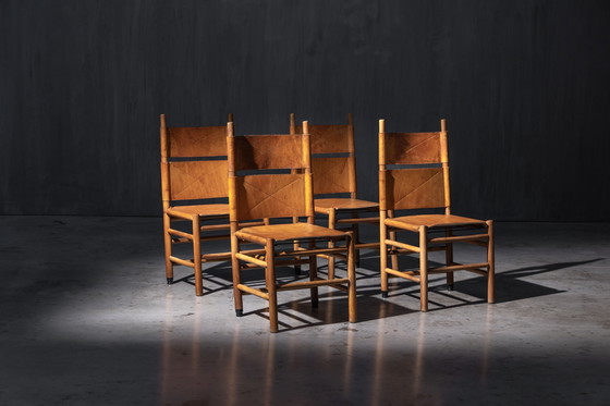 Image 1 of Sedie Kentucky di Carlo Scarpa per Bernini, Italia, anni '80