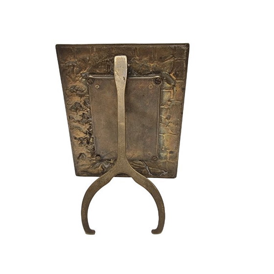 Image 1 of Art Nouveau brass picture frame