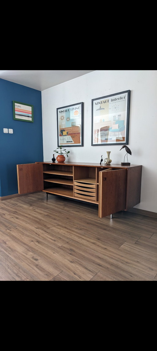 Vintage Deens dressoir van Erik Brouer