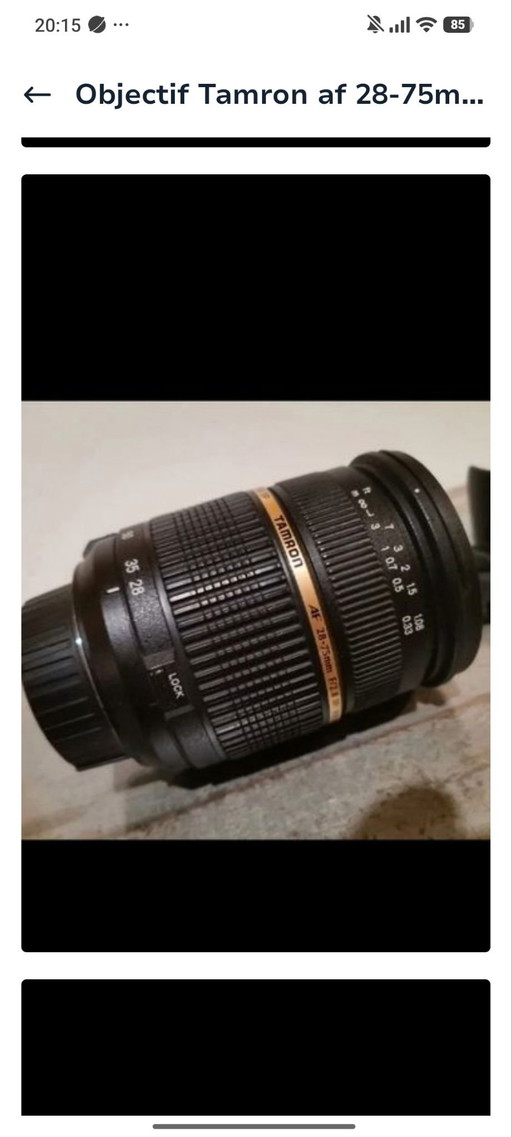 Tamron AF 28-75 mm Objectief