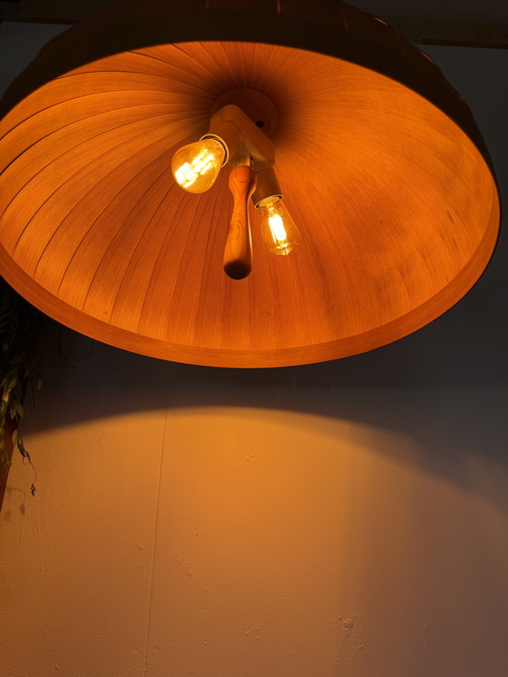 Image 1 of Lampada a sospensione vintage a stecche, Hans Agne Jakobsson anni '60