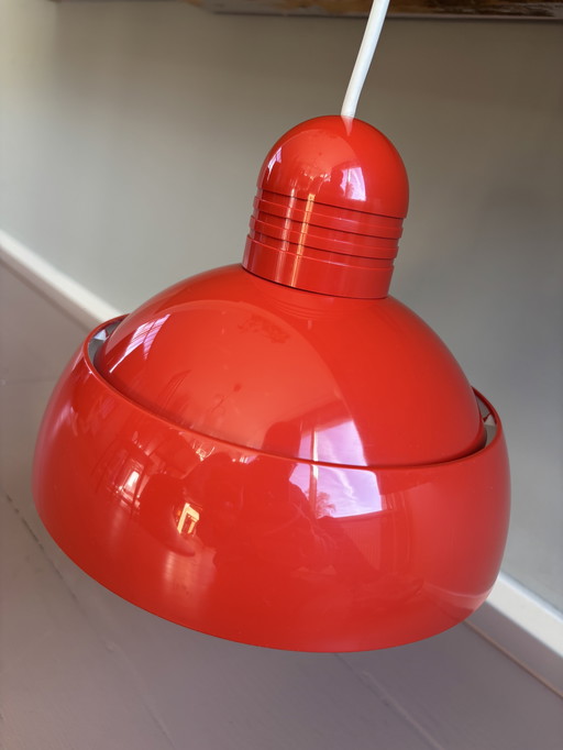 Vintage Osram hanglamp rood 