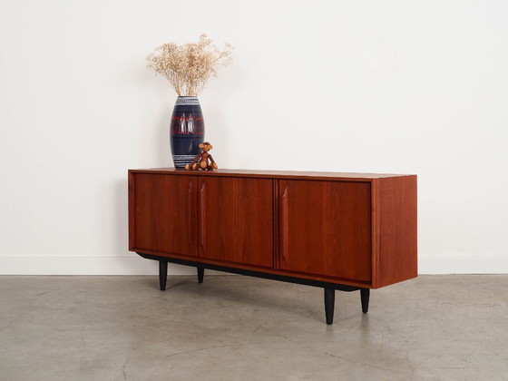 Image 1 of Sideboard aus Teakholz, dänisches Design, 1960er Jahre, hergestellt in Dänemark