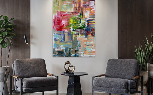 Obra de arte de 140 x 100 cm.