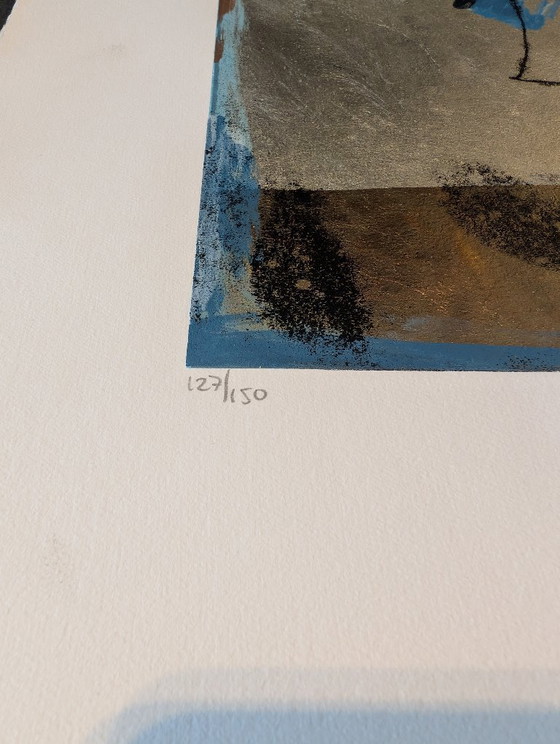 Sjer Jacobs Siebdruck "Copacabana Blue" – Kunst, Papier (photo 6 of 7)