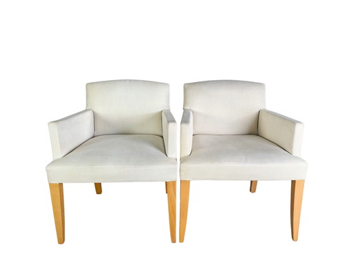 Lot de 2 chaises design à accoudoirs Gaston Y Daniela Niza Chaise Rare