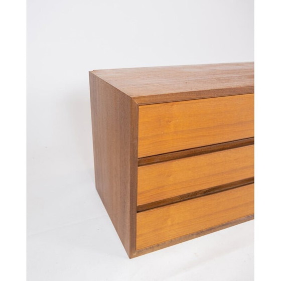 Image 1 of Vintage teak Wall mounted cabinet, Danish 1960s