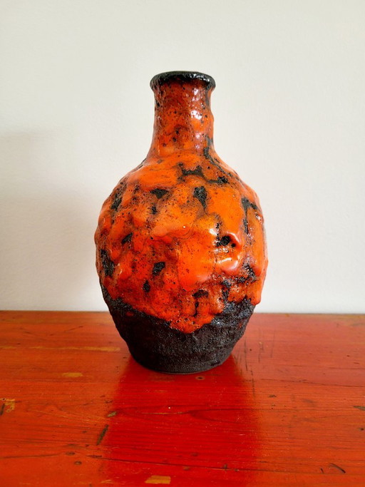 Rare Vintage Marei 4100 Vase – Fat Lava – 1970s – Brutalist