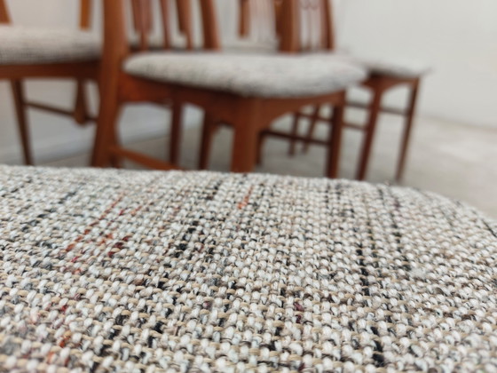 Image 1 of Juego de 6 sillas "EVA" de Niels Koefoed - restauradas.