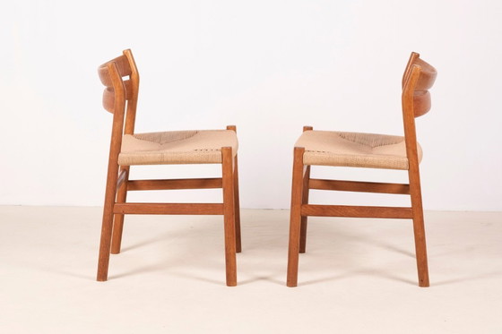 Image 1 of 2x Børge Mogensen BM1 Silla de comedor de roble, años 50 Dinamarca
