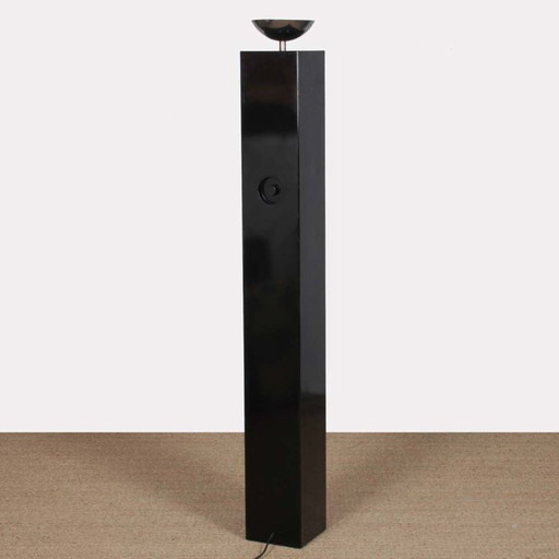 Lámpara de pie modelo 10582 de Michel Boyer para Verre Lumière, 1979