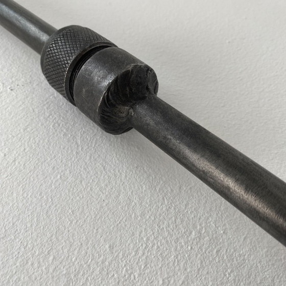 Image 1 of Antieke industriële wandlamp met 3 armen