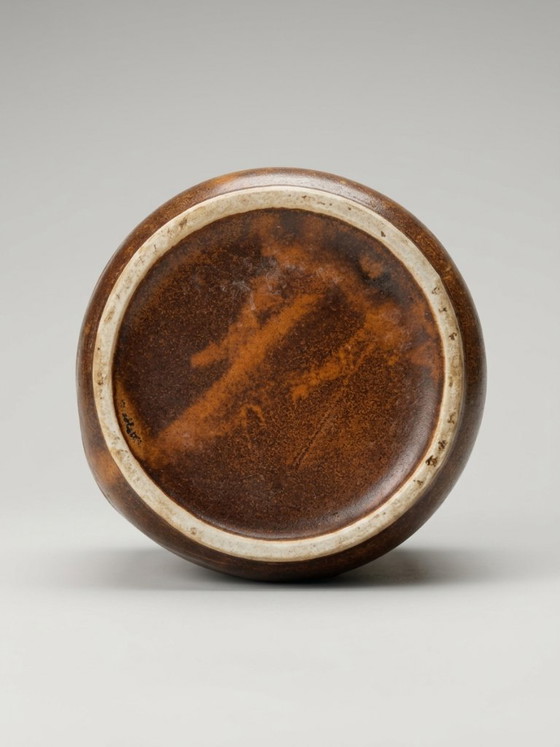Caraffa Denbac in gres smaltato marrone – Art déco – 24 cm – Vasi, Ceramic (photo 4 of 7)