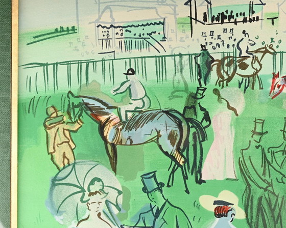 Image 1 of Charles Sorlier, Epsom 39 (after Raoul Dufy). Lithograph. C.1960.