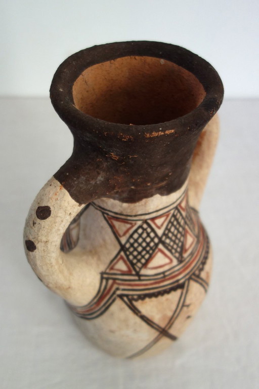 Antique terracotta jar from the Rif region (Morocco), 30cm high – vazen, Other (photo 2 of 14)
