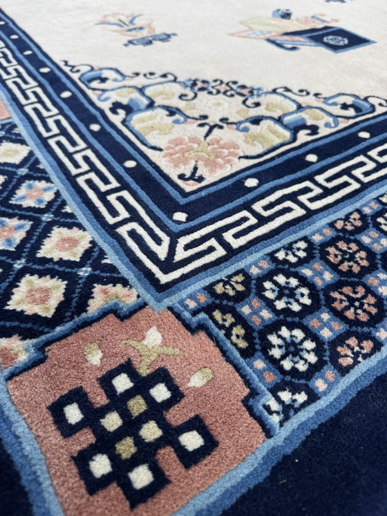 Image 1 of Antiker chinesischer Teppich aus Peking