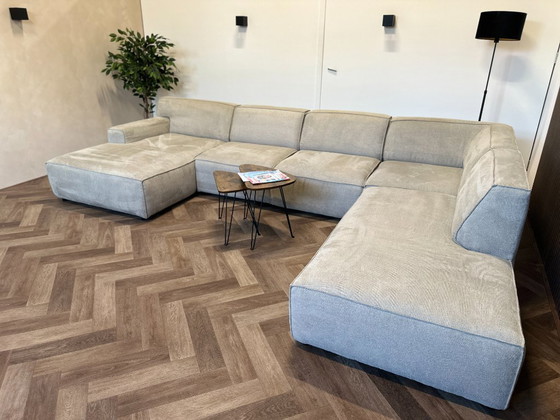 Image 1 of Canapé d'angle en U taupe 370x255/170cm