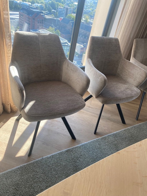 Set van 6 eetkamerstoelen – Polyester (photo 4 of 5)