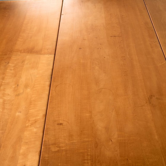 Image 1 of MK10590 Set da pranzo in legno di ontano di Erwin Berghammer per Team 7, Set di 7