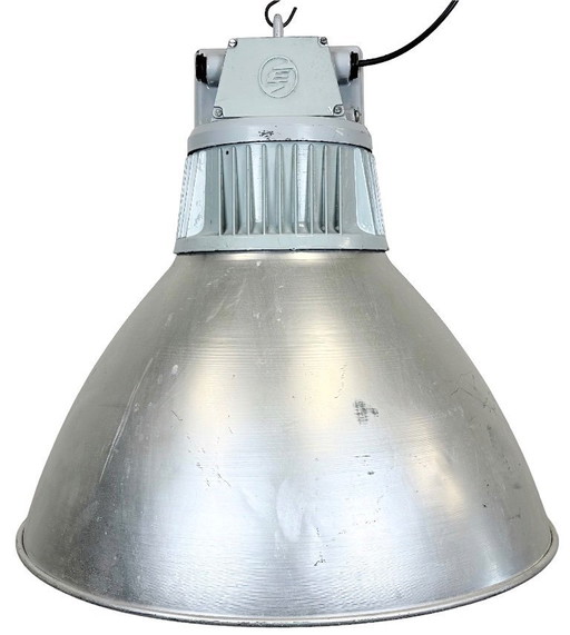 Large Industrial Aluminium Pendant Light from Elektrosvit, 1960s