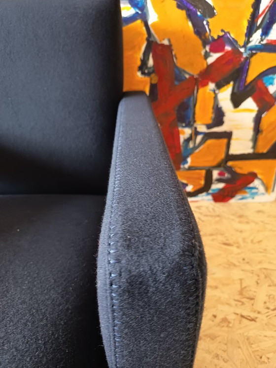 Image 1 of CASSINA Utrecht 637 armchair in Midnight BLUE Kvadrat wool by Gerrit Rietveld