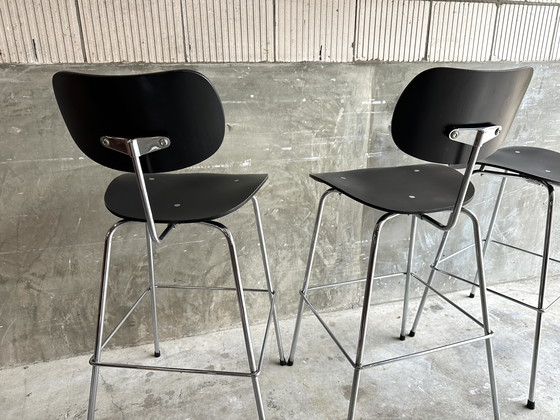 Image 1 of (22) Chaises de bar / tabourets de bar Wilde + Spieth SB 68 – à l'unité ou en lot