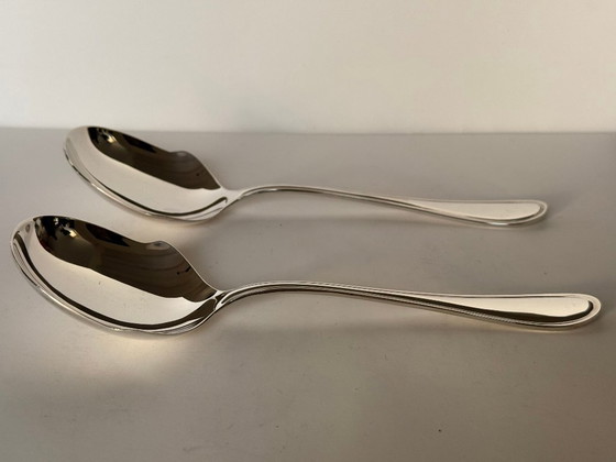 Image 1 of Service de table suédois Faden en argent massif Wilkens, composé de 16 pièces.