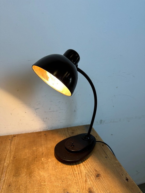 Image 1 of Vintage Brown Adjustable Table Lamp, 1960s