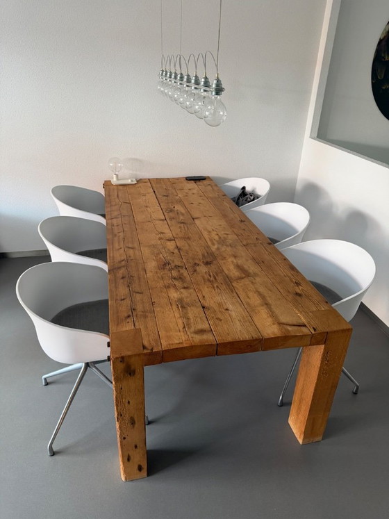 Image 1 of 6 sedie Hay About a Chair AAC 20 – Bianche con 2 cuscini Remix | Alluminio lucidato