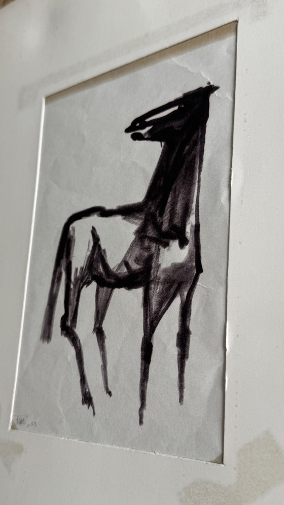 Image 1 of unique artwork by the renowned Dutch artist Theo van der Nahmer (1917–1989).