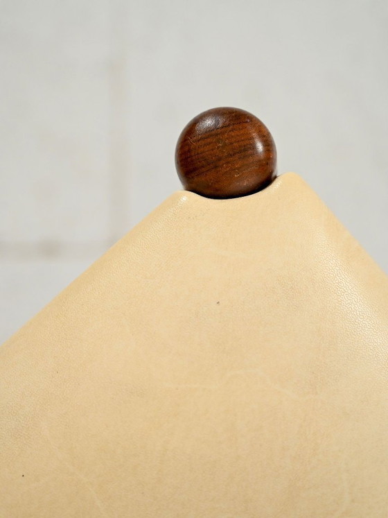 Image 1 of Taburete noruego de teca, años 50-60.