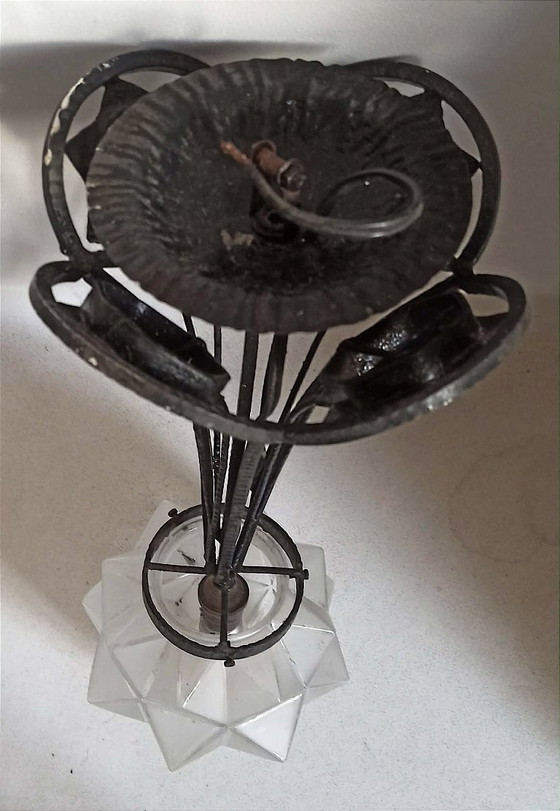 Image 1 of Art Deco pendant light, 45 cm high