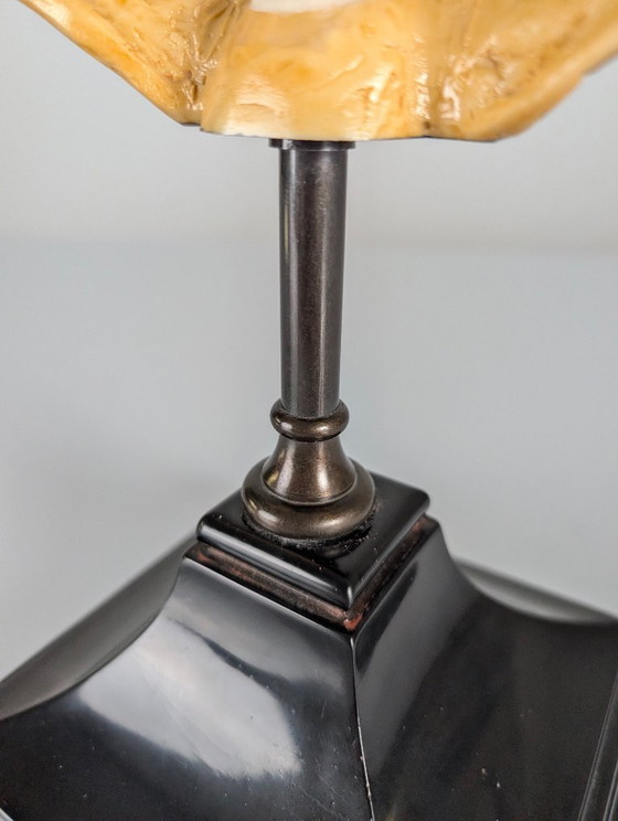 Lampada a guscio di tartaruga in resina finto tartaruga, stile Maison Jansen, anni '70 – masion jansen (photo 7 of 15)