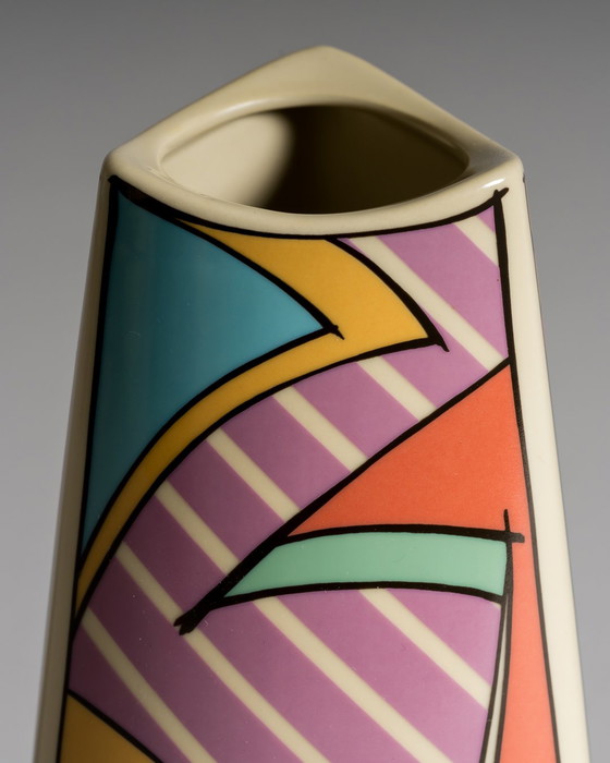 Image 1 of Dorothy Hafner for Rosenthal, “Flash” Vase Duo, Germany, 1980s