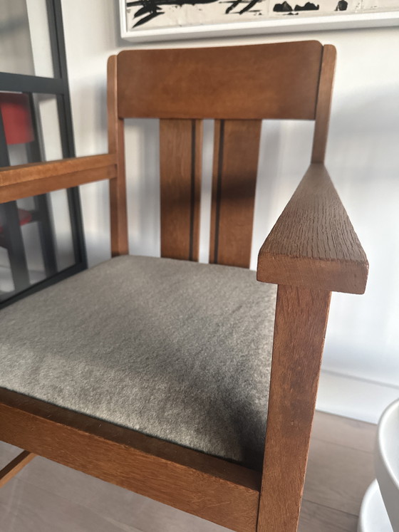 Image 1 of Poltrona Art Deco della scuola di Amsterdam