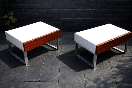 Image 1 of 2 tables de chevet design Interlübke