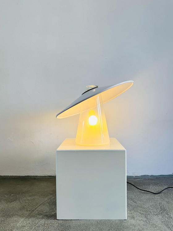 Image 1 of LAMPE DE TABLE ALFIERE PAR DE PAS, D'URBINO ET LOMAZZI POUR STILNOVO, ITALIE, 1981