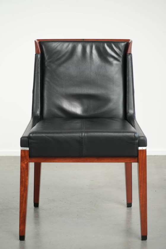 Pratica sedia d'appoggio/da ufficio/da pranzo di Schuitema della serie Decoforma – Sedie da ufficio, Leather (photo 2 of 12)
