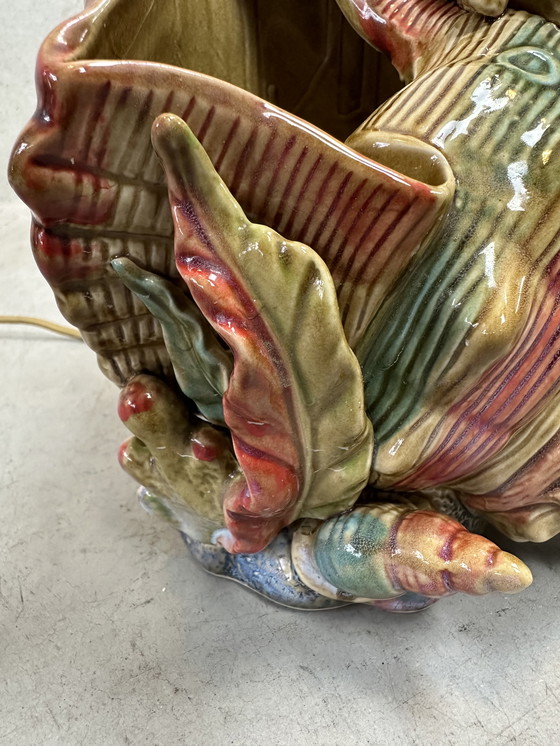 Image 1 of Vintage ‘tafereel’ lamp - keramiek