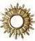 Vintage French Giltwood Sunburst Wall Mirror, 1950s (photo 4 of 10)