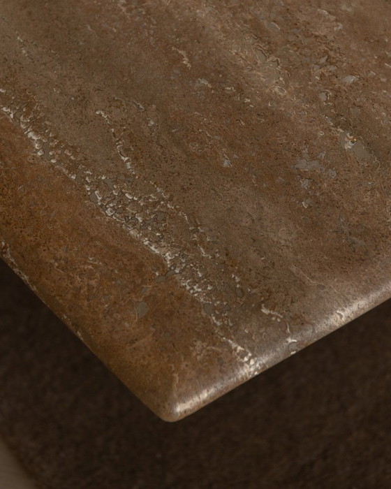 Image 1 of Vintage travertine coffee table, 1970s